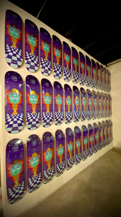METANOIA: Del Cuadro x Patinetero Skate Deck