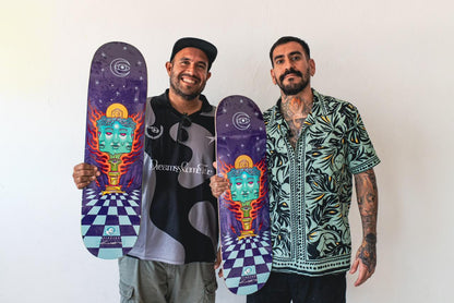 METANOIA: Del Cuadro x Patinetero Skate Deck